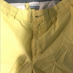 Yellow sports wear men short